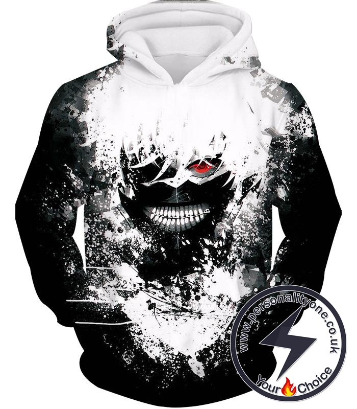 Tokyo Ghoul Ken Kaneki Hoodie - Tokyo Ghoul 3D Hoodies And Clothing