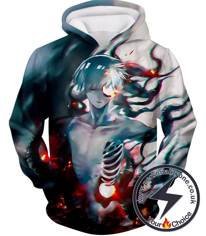 Tokyo Ghoul Losing Spirit Ken Kaneki Super Cool Anime Graphic Promo Hoodie