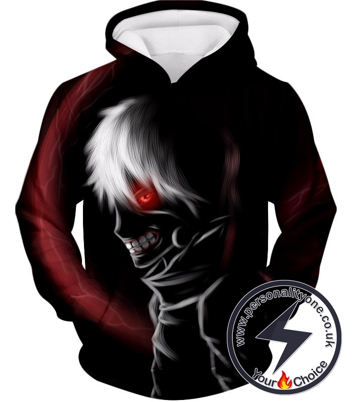 Tokyo Ghoul One Eyed Ken Kaneki Awesome Black Hoodie