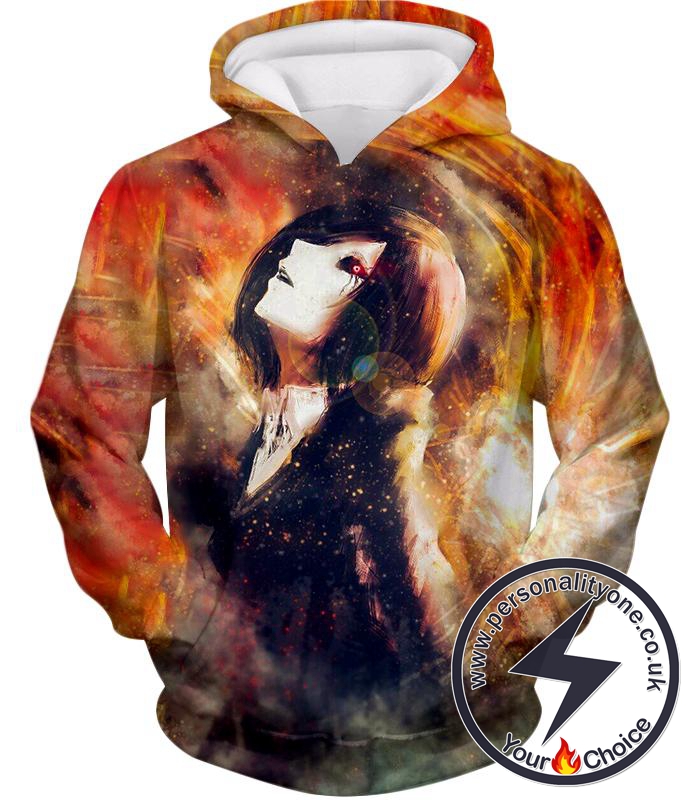 Tokyo Ghoul Super Cool Fan Art Touka Kirishima Awesome Anime Graphic Hoodie