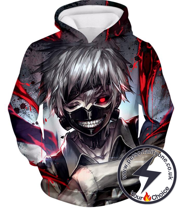 Tokyo Ghoul Super Cool Masked Ken Kaneki Awesome Hoodie
