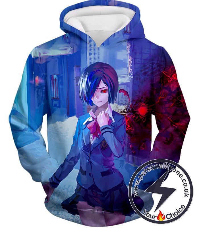 Tokyo Ghoul Super Cute Anime Girl Touka Kirishima Amazing Promo Hoodie