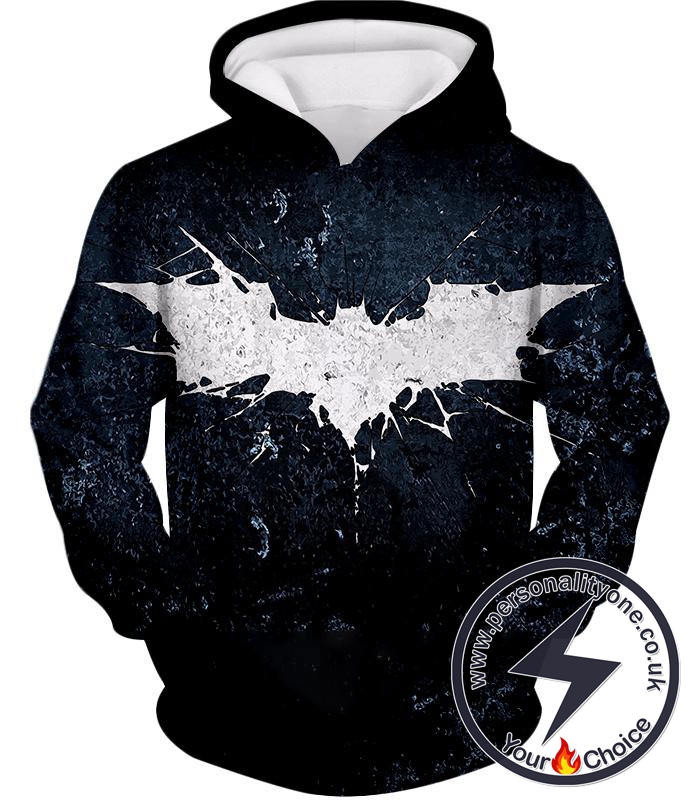 Ultimate Graphic Logo Batman Promo Cool Black Hoodie