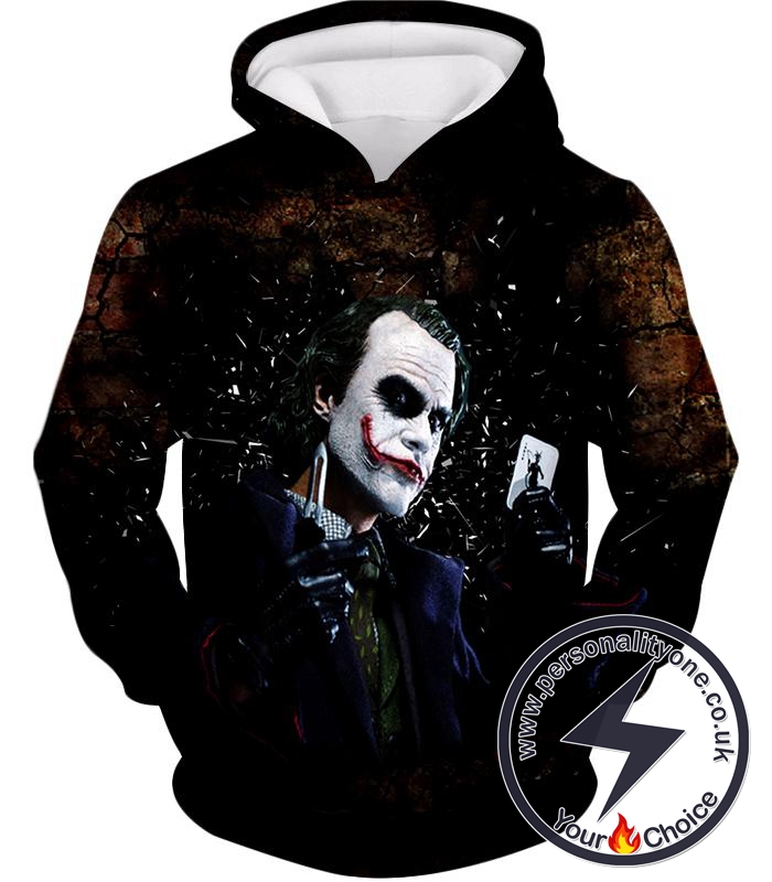 Ultimate Super Villain The Joker HD Print Hoodie