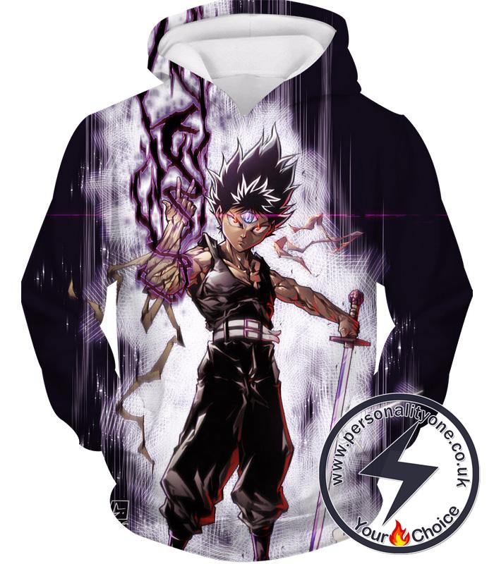Yu Yu Hakusho Hiei Dragon of The Darkness Flame Hoodie - Yu Yu Hakusho 3D Hoodies And Clothing