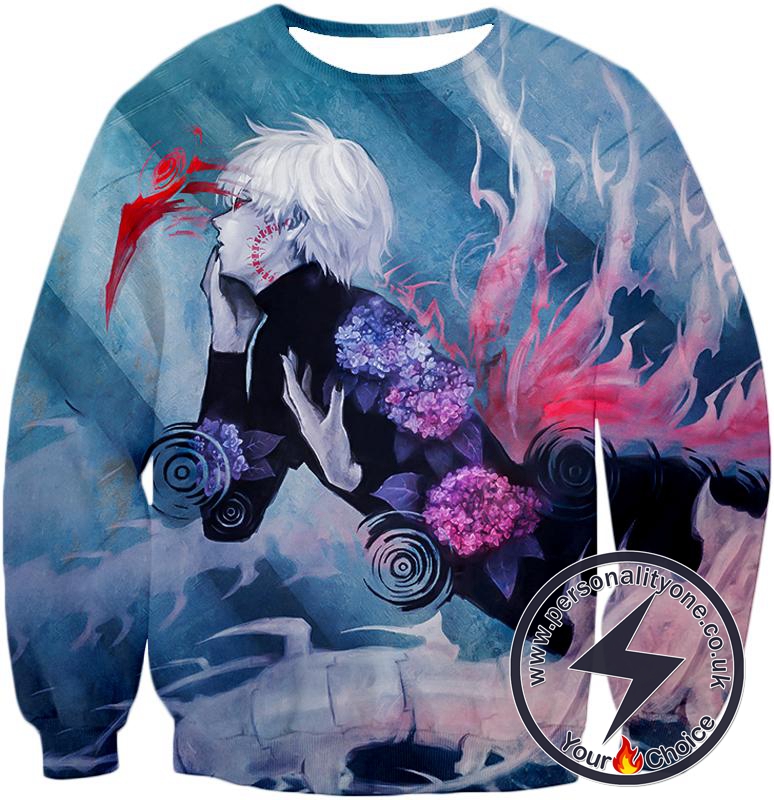 Anime Kaneki Blue Jacket