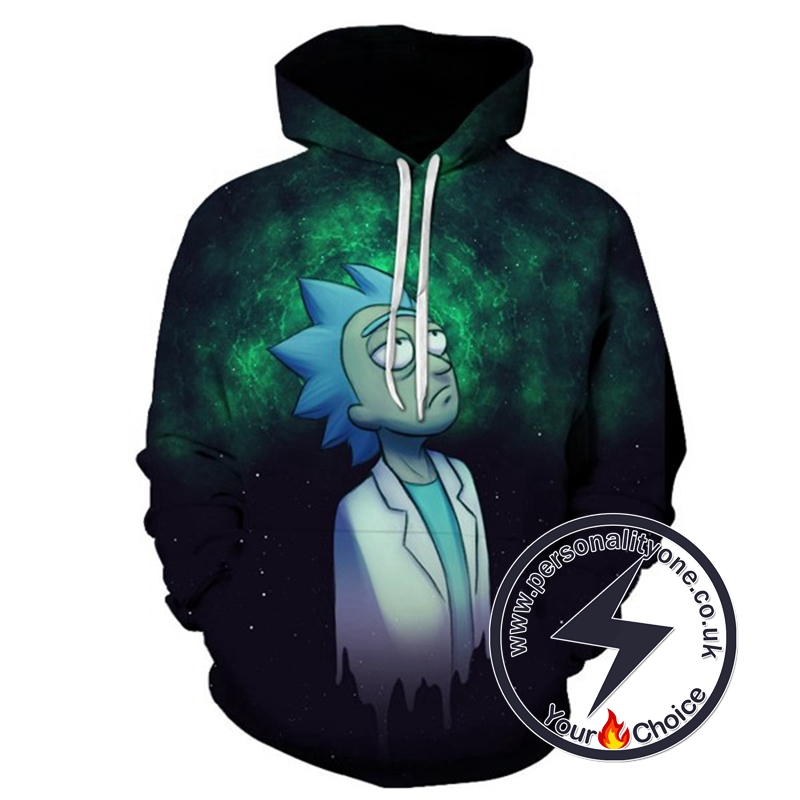 2020 New Custom 3D Rick Hoodie