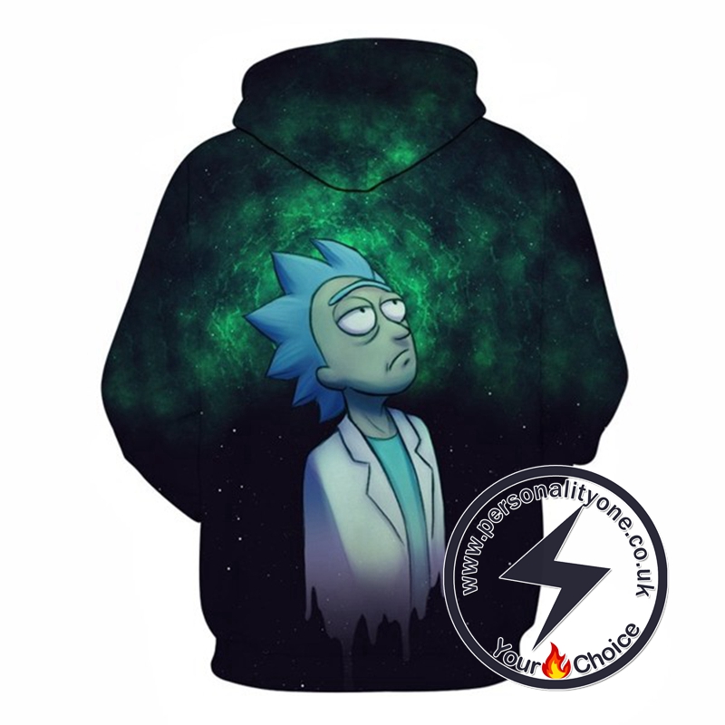 2020 New Custom 3D Rick Hoodie