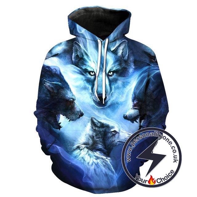 hoodie wolf 3d