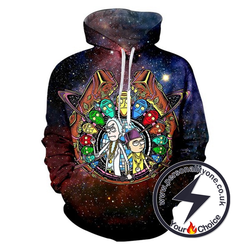 Galaxy Space Rick And Morty Hot Hoodie