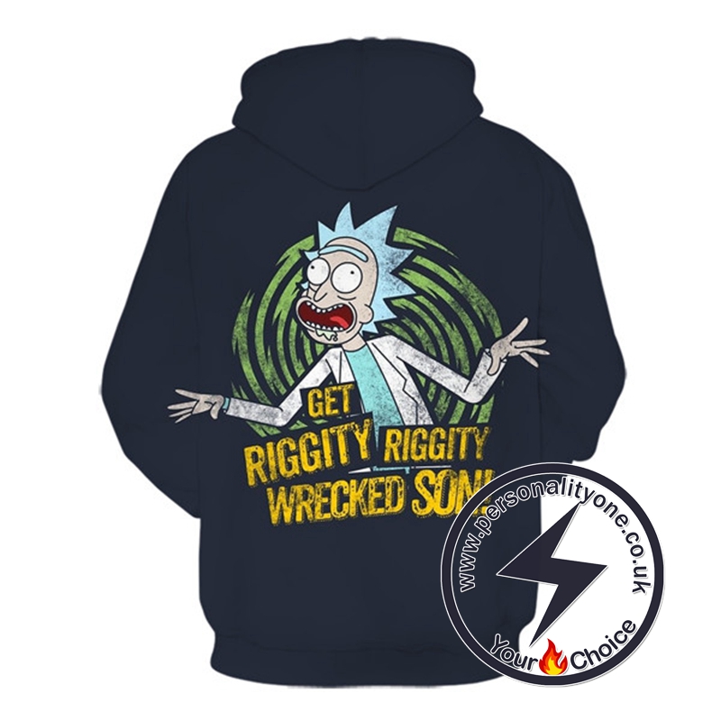 Get Rickety Wrecked Son Hoodie 3D Printed Hoodie