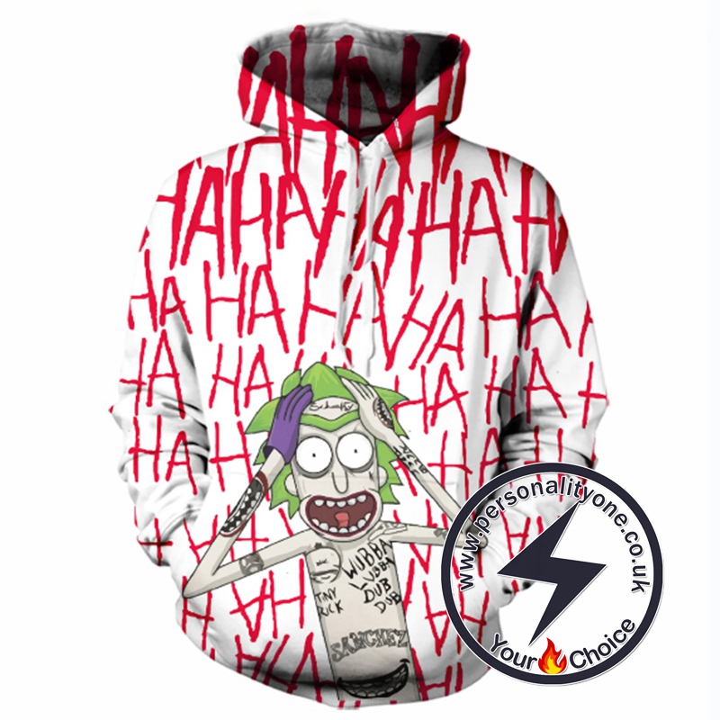 Hiphop Rick and Morty New 3D Hoodie