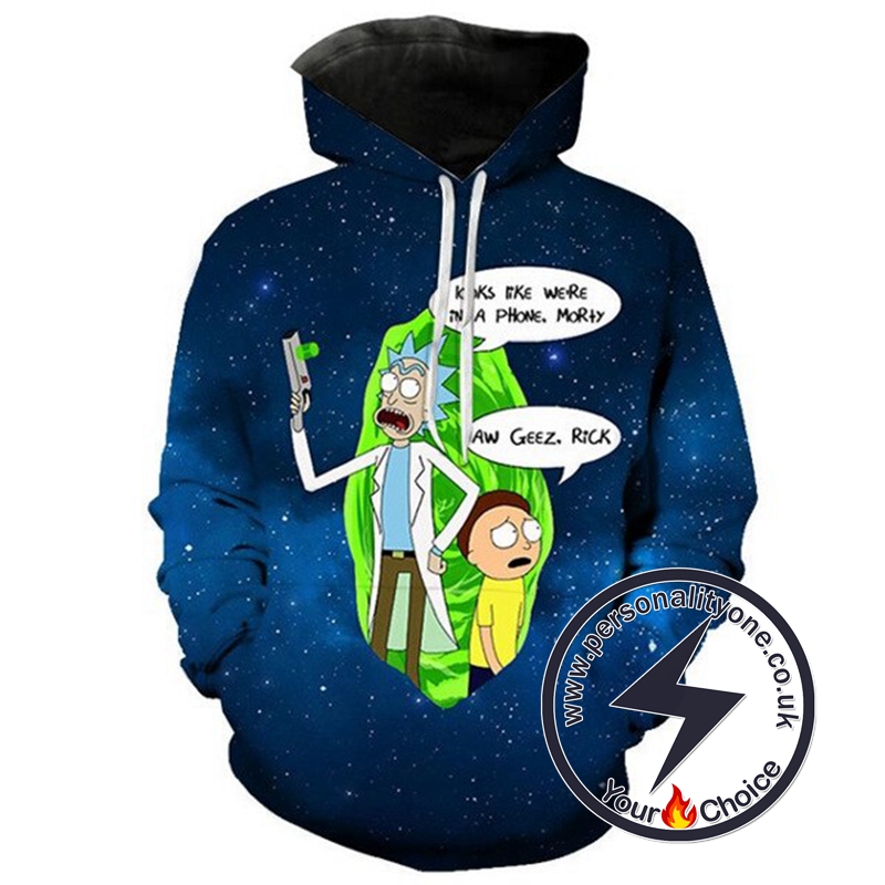Hot Rick And Morty Style Hiphop Hoodie