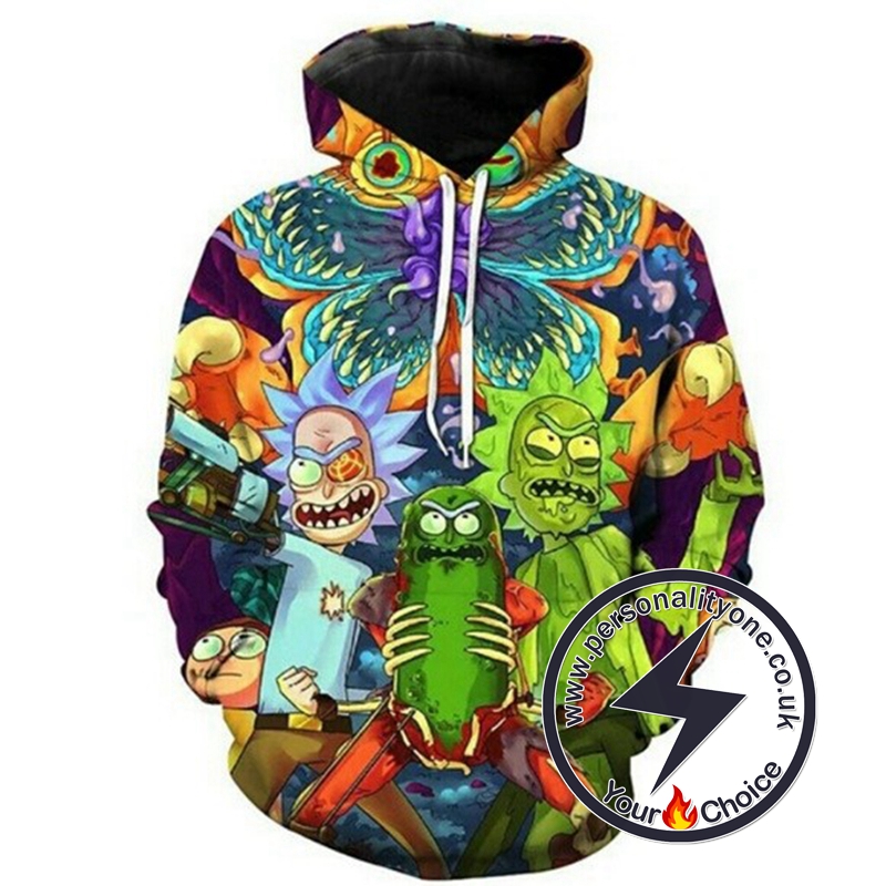 Hot RickAMorty 3D Hoodie