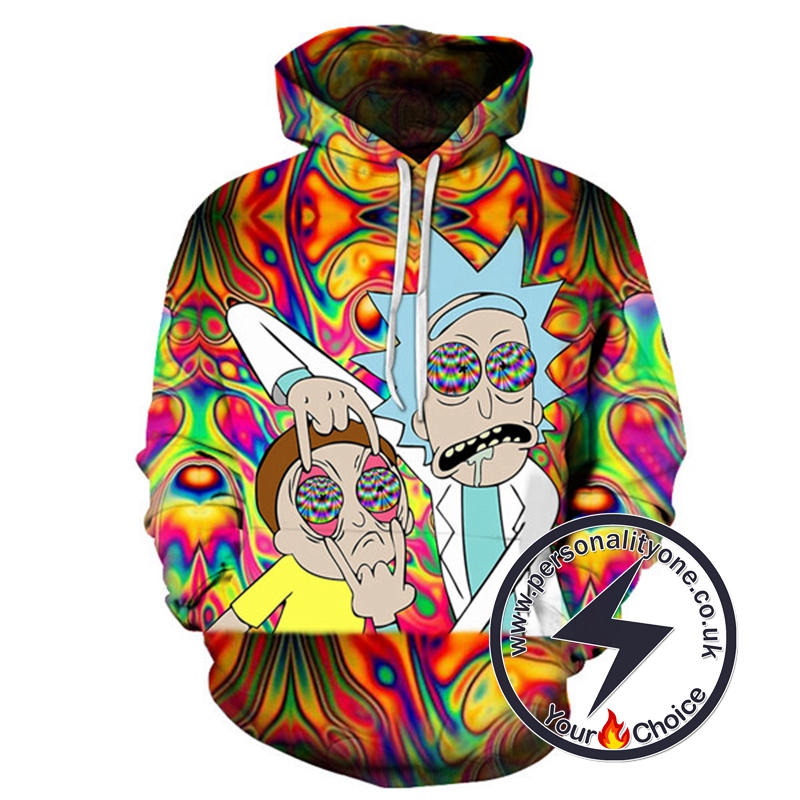 Hypnosis Rick And Morty Hoodie