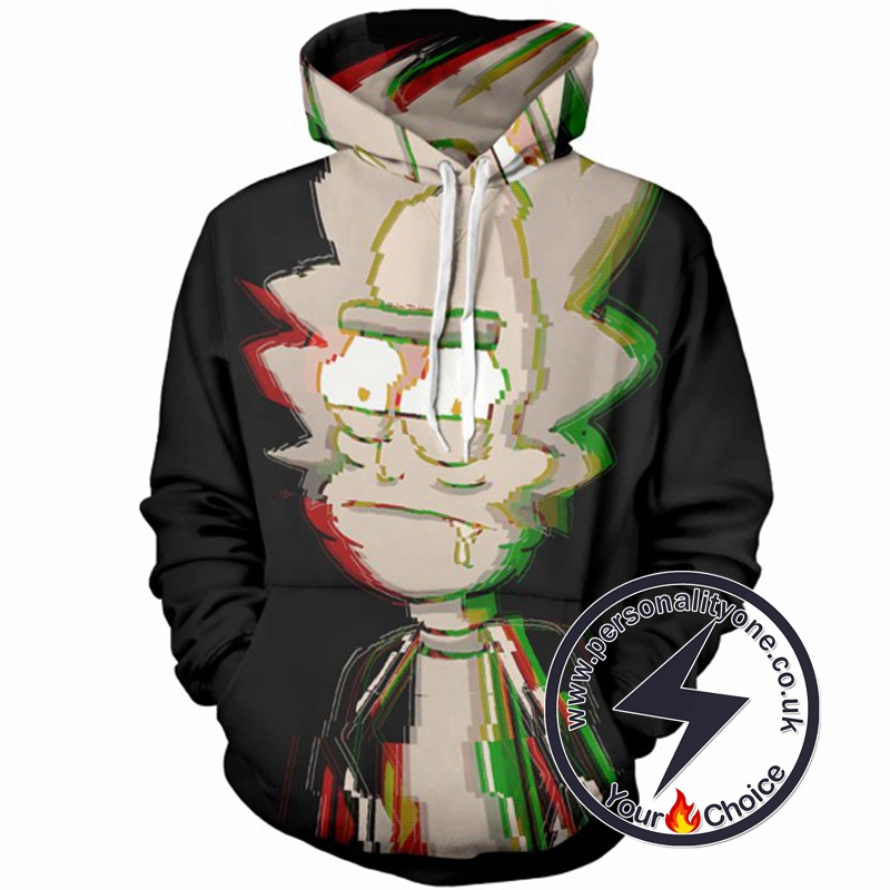 New Arrive Hiphop Rick Black Hoodie