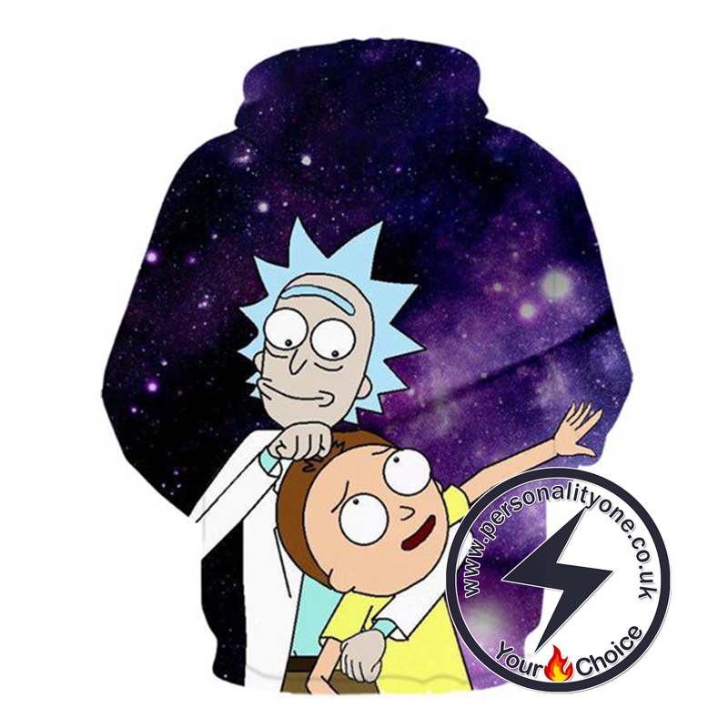 New Rick N Morty 3D Printed Hoodie