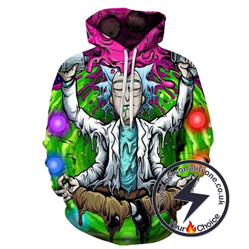 New Rick Sanchez Awesome 3D Hoodies