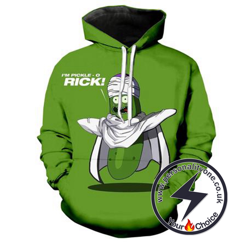 Pickle Rick Classic Cartoon Hoodie