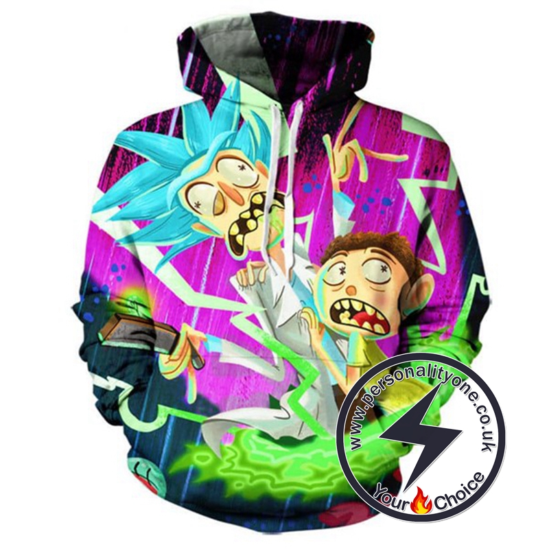 Rick And Morty Psycho Crazy Hoodie