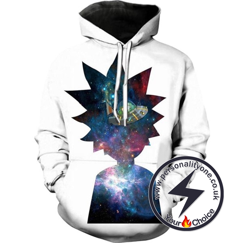 Rick And Morty Super Cool Galaxy Hoodie
