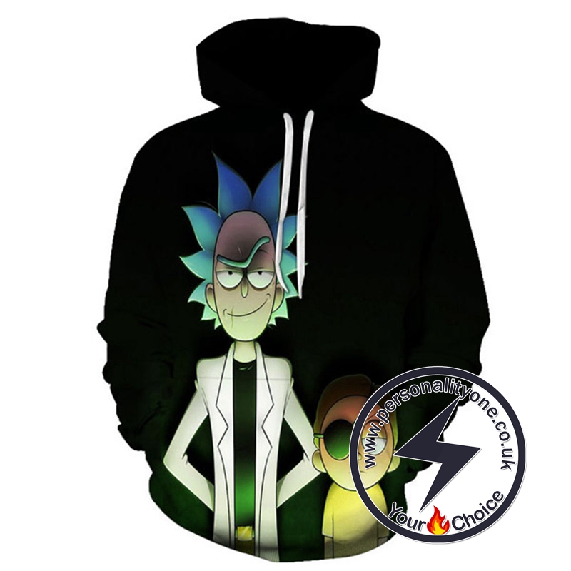 Rick & Morty Super Cool 3D Hoodie