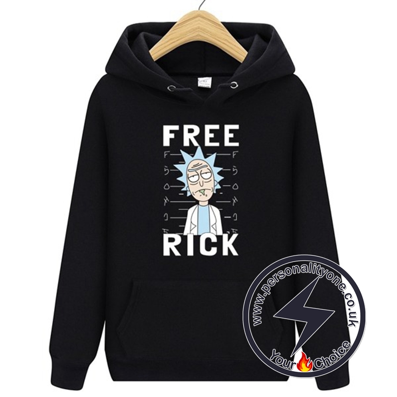 Rick Sanches Free Rick Hoodie black