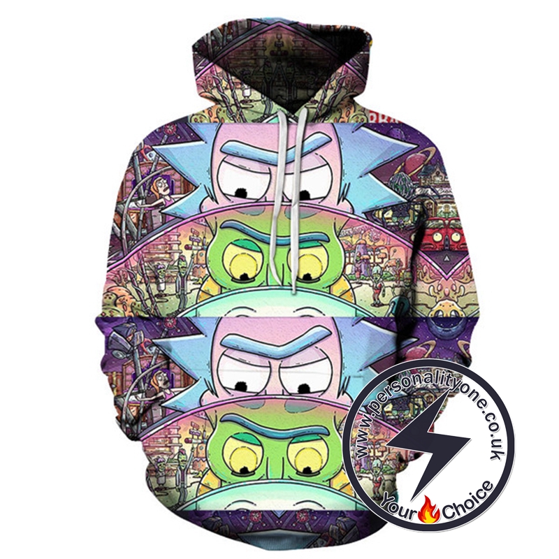Rick Sanchez Western Cartoon Hoodie