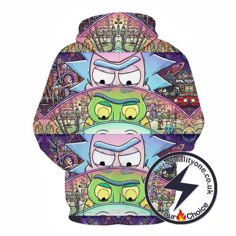 Rick Sanchez Western Cartoon Hoodie