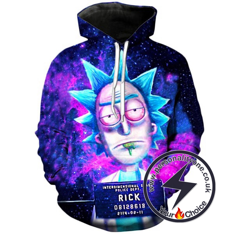 Rick Scientist 3D Hoodie