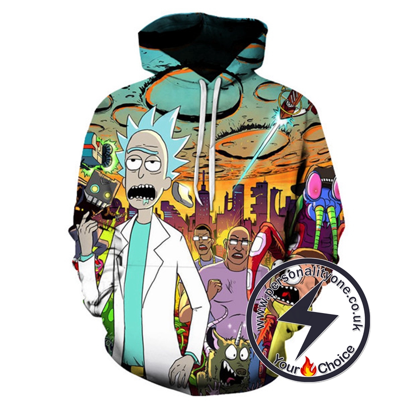 Rickamorty New Arrival 3D Hoodie