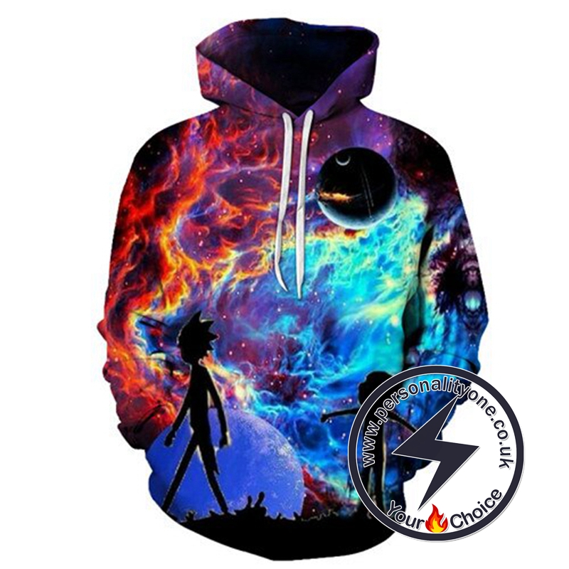 Winter Hot Rick And Morty 3D Hoodies