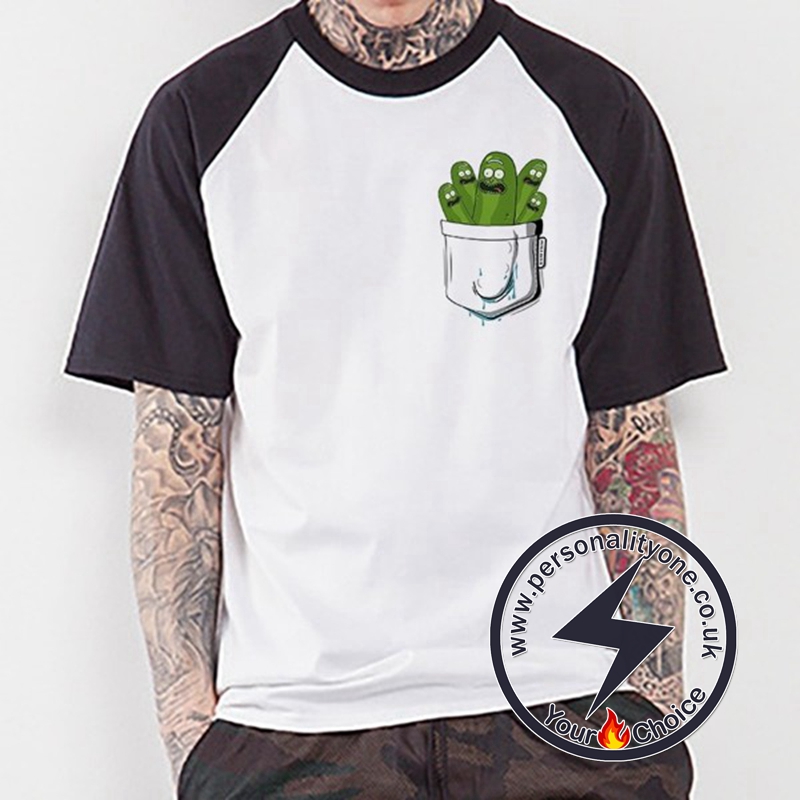 Funny 2020 Pickle Rick Raglan T-shirt