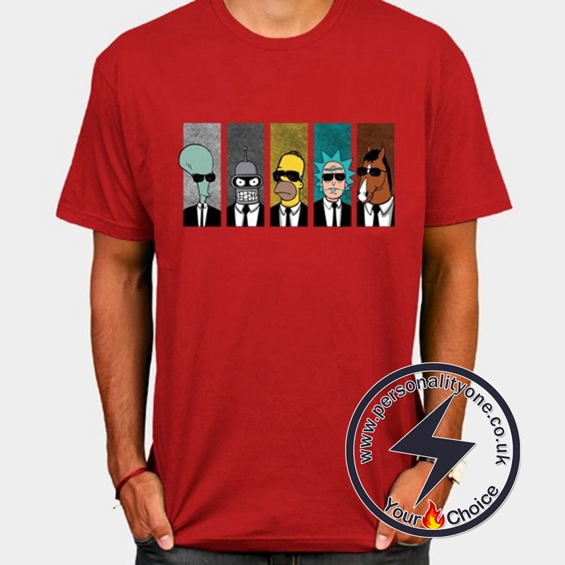 Hot Rick And Morty Cool T-shirt red