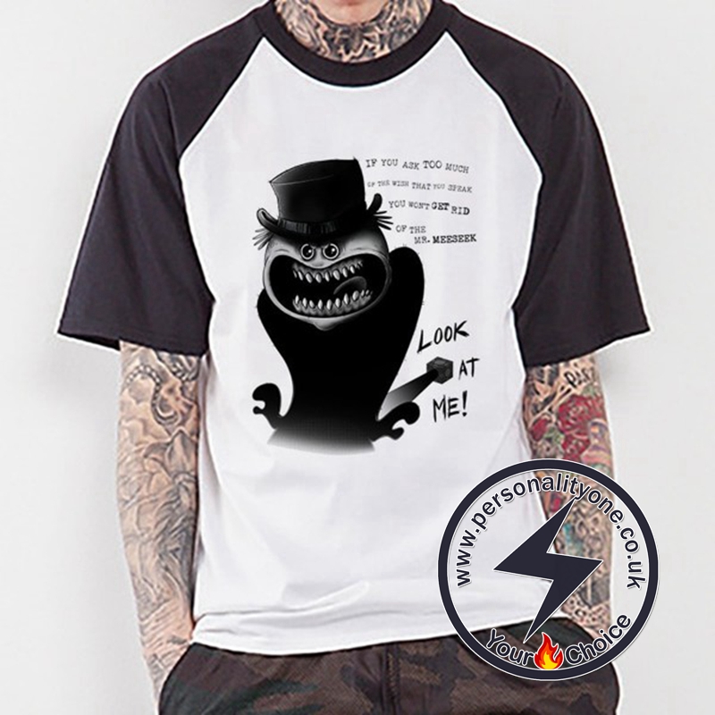 Mr Meeseeks Look At Me Raglan T-shirt