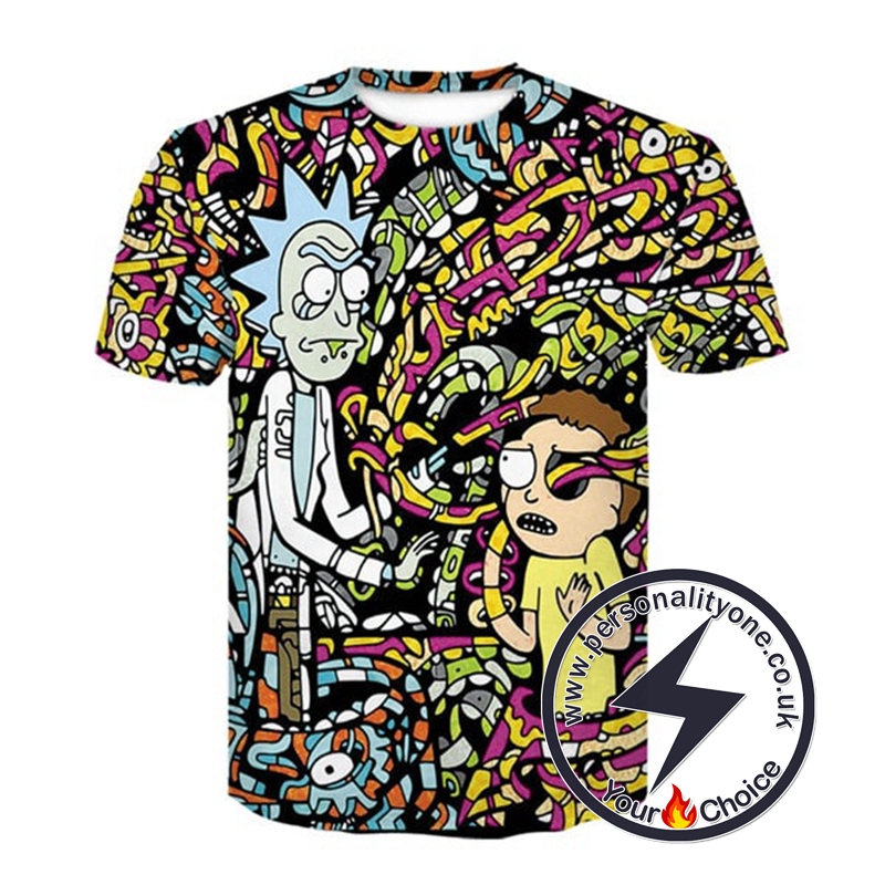Rick And Morty Style 3D T-shirt