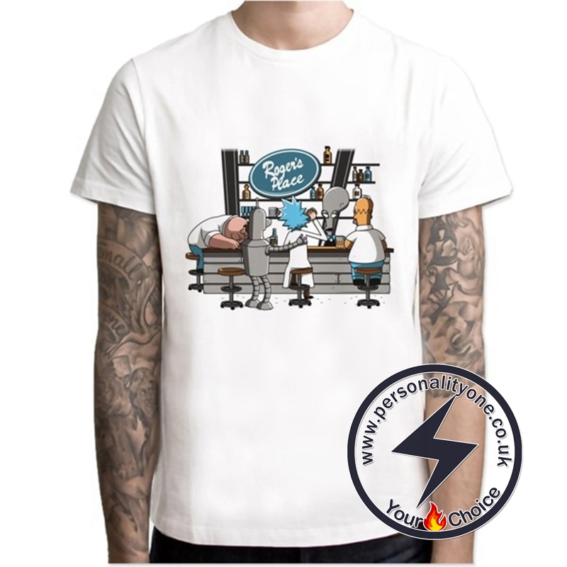 Rick Morty Roger Place T-shirt