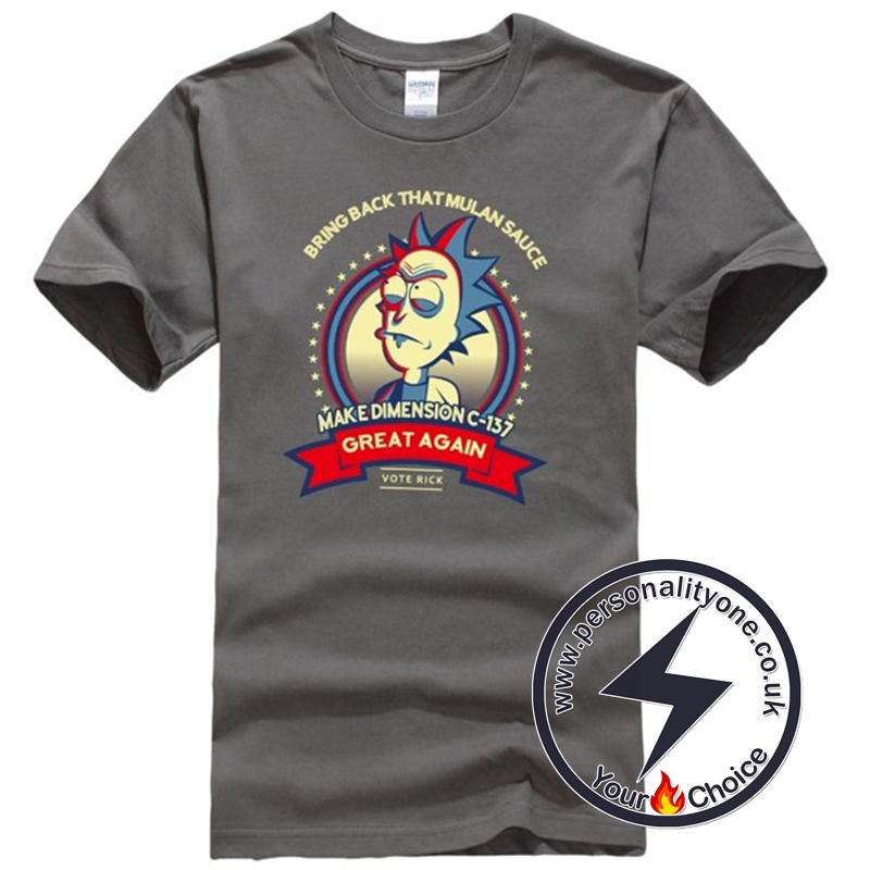 Rick and Morty T-shirt Dark gray