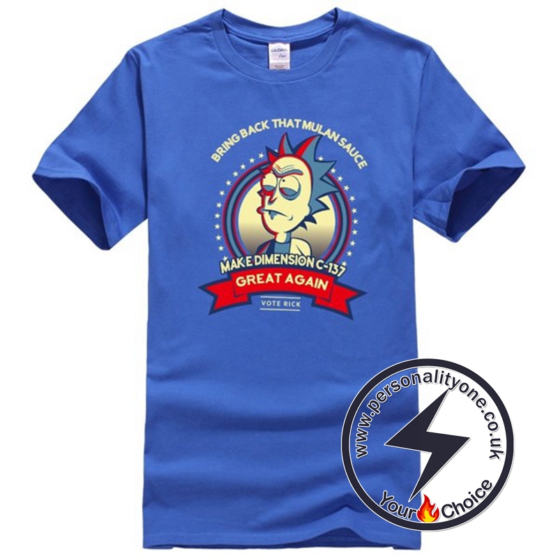 Rick and Morty T-shirt blue