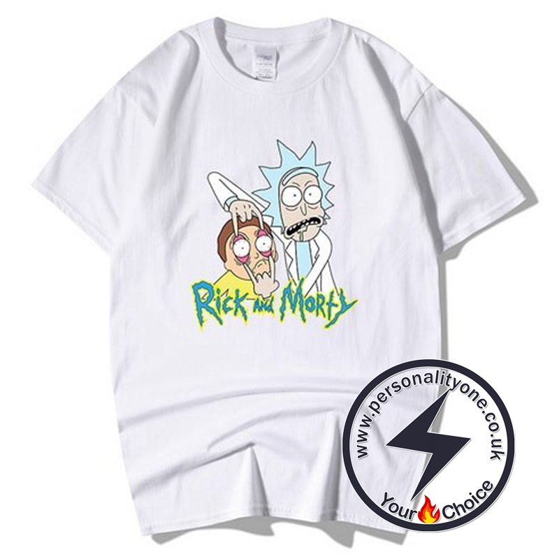 Summer Rick And Morty T-shirts white