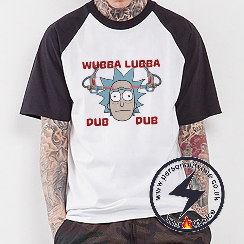 Wubba Lubba Dub Dub Rick Raglan T-shirt