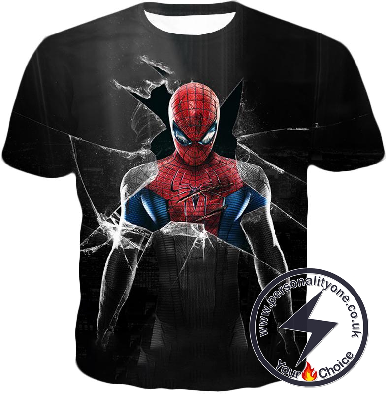 Cool Marvels Spider-Man Black T-Shirt