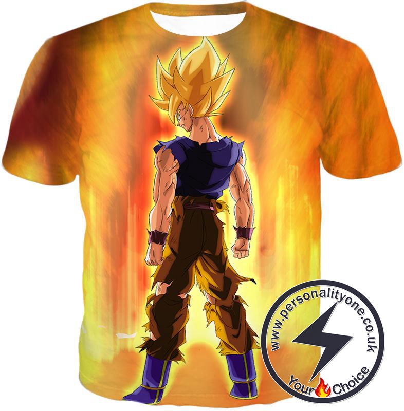 Dragon Ball Super Coolest Goku Super Saiyan 2 Awesome Action Promo T-Shirt