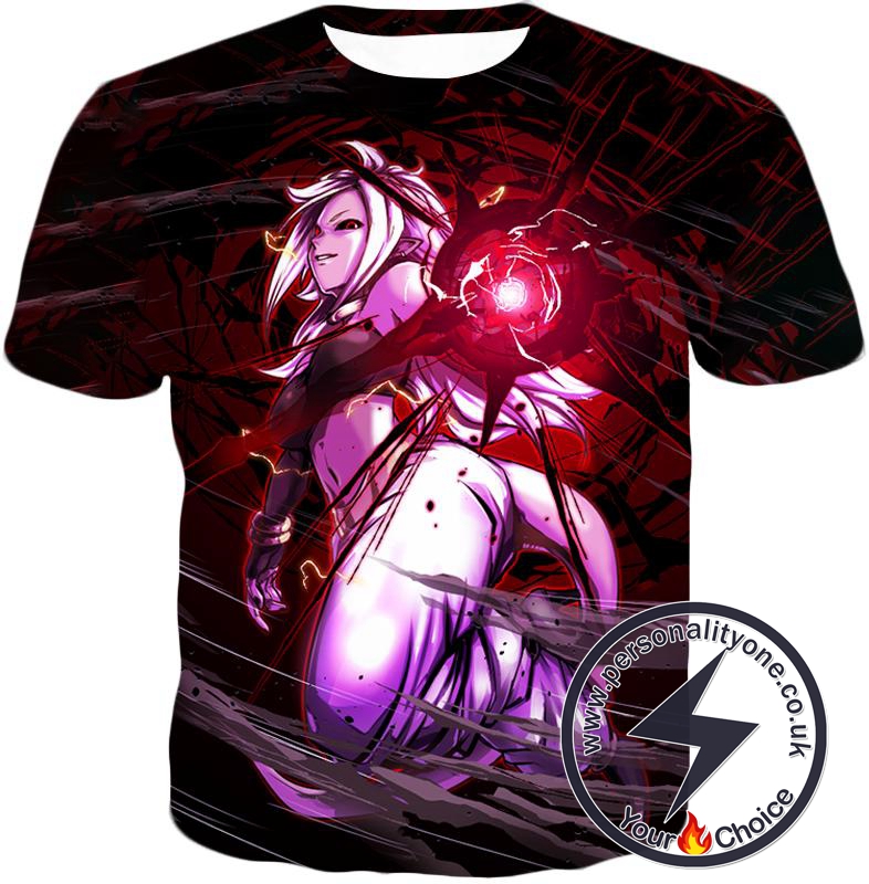 Dragon Ball Super Dragon Ball FighterZ Android 21 Awesome Graphic Action T-Shirt