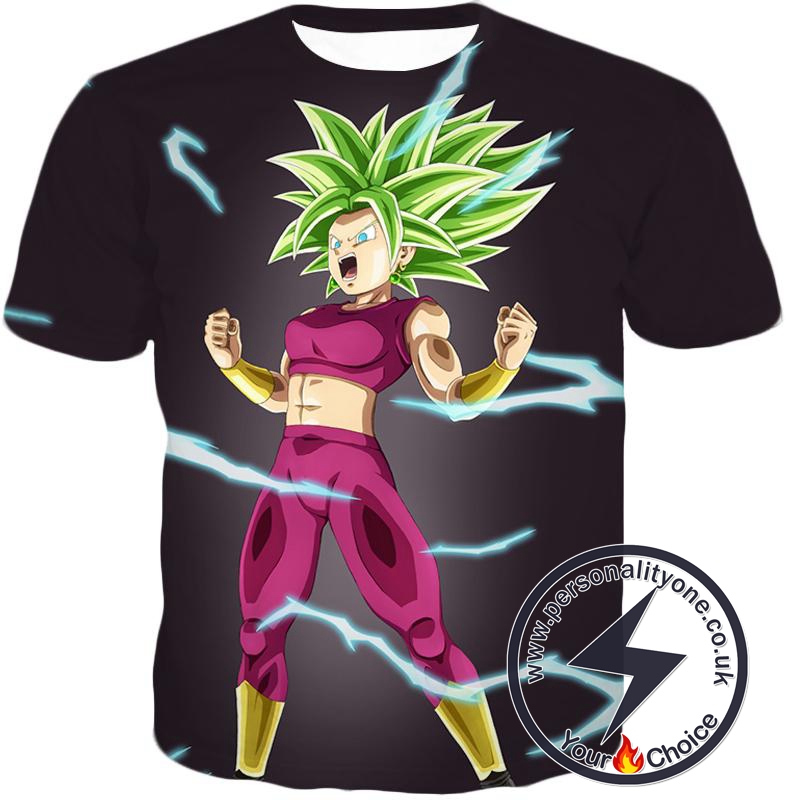 Dragon Ball Super Female Legendary Super Saiyan Kale Cool Black T-Shirt