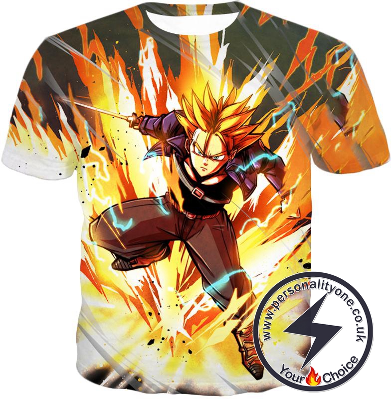 Dragon Ball Super Future Trunks Super Saiyan Awesome Action Anime T-Shirt