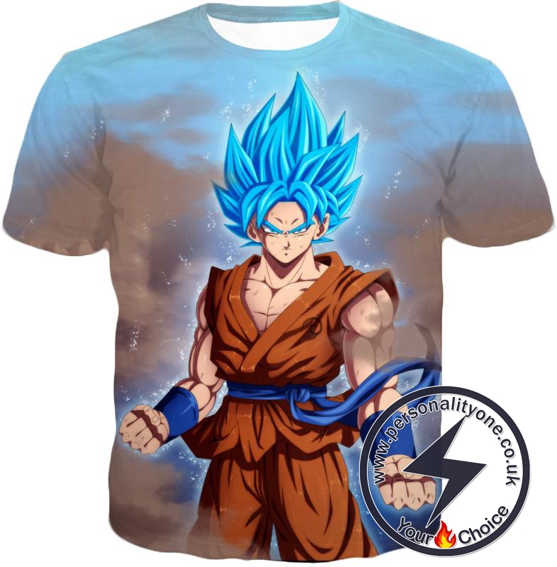 Dragon Ball Z T-Shirt - SSJ Blue Super Saiyan Blue Goku