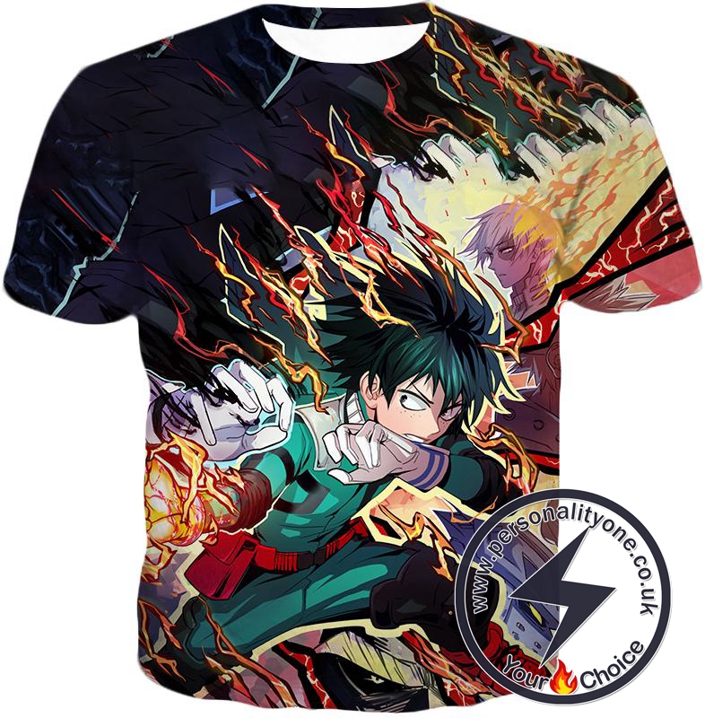 My Hero Academia Awesome Hero Izuki Midoriya One for All Quirk T-Shirt