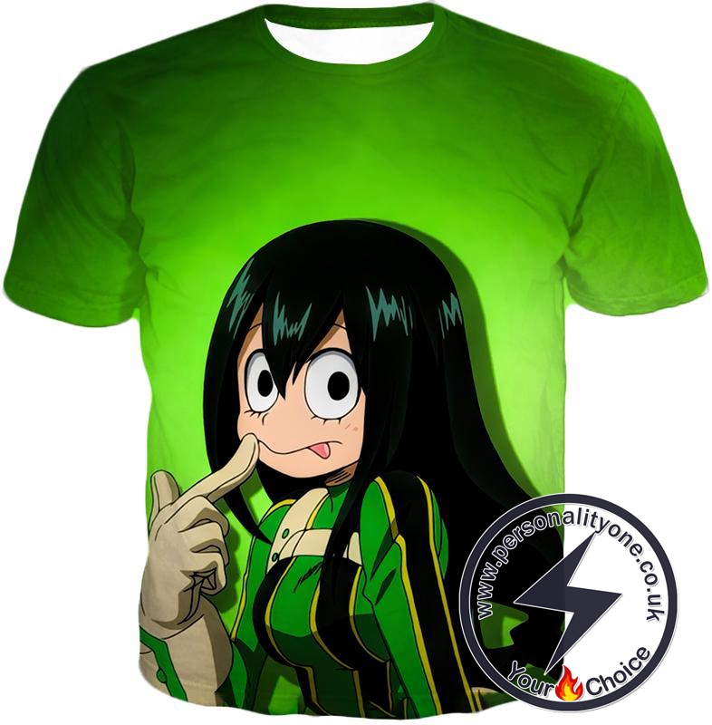 My Hero Academia Green U.A High Hero Tsuyu Asui T-Shirt