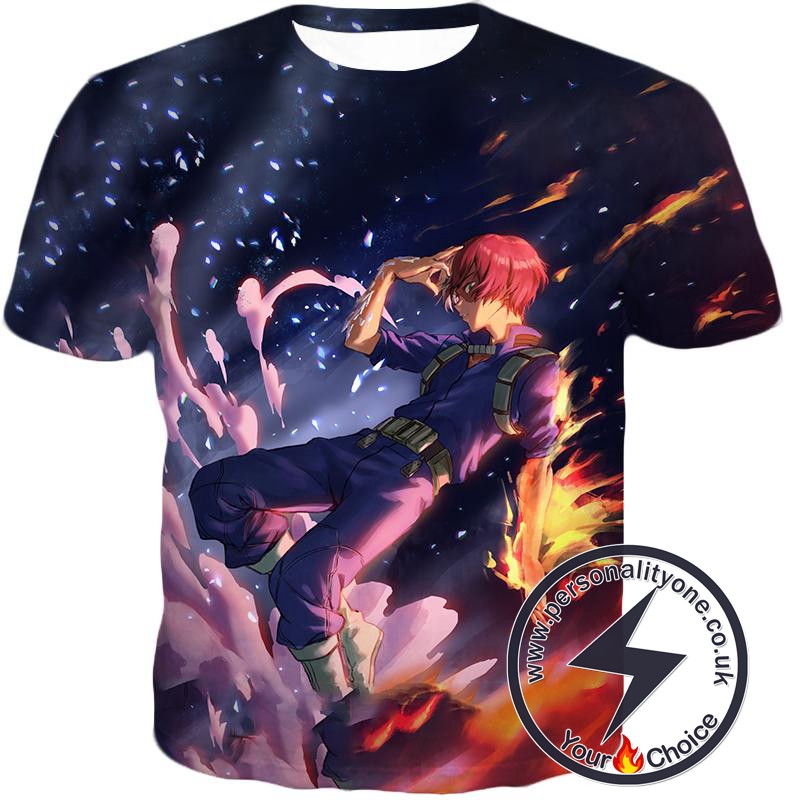 My Hero Academia Shoto Todoroki Awesome Action Hero T-Shirt